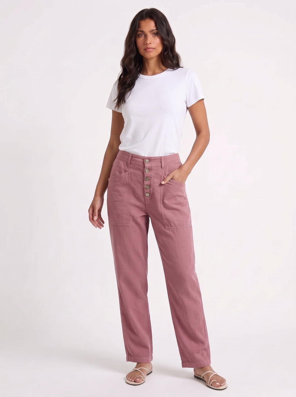 Pantalón Ancho lino Toulouse