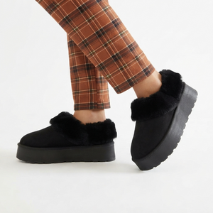 Botines de Plataforma con Pelo Laura